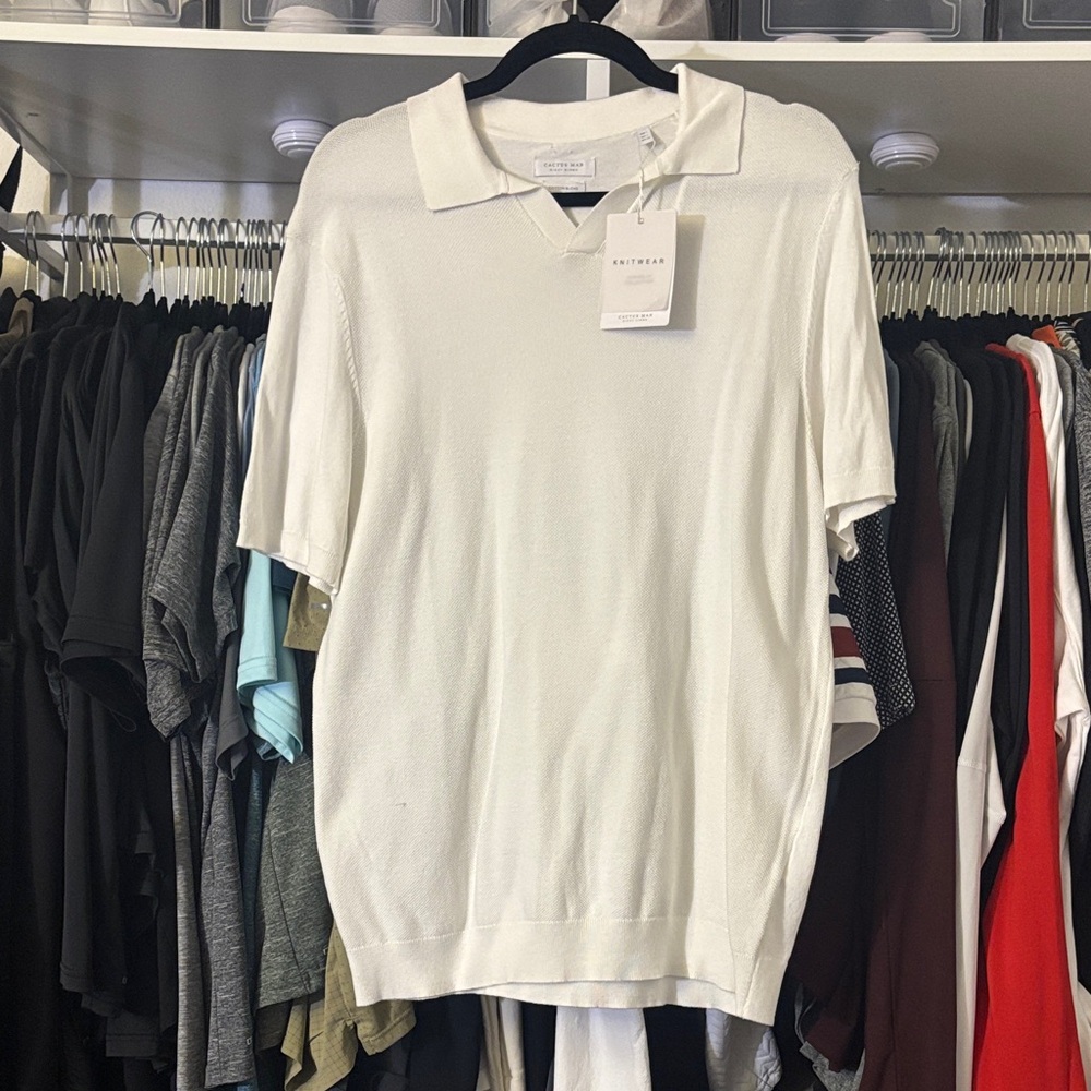 White Men's Polo Shirt